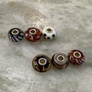 Set of Glass Trollbeads